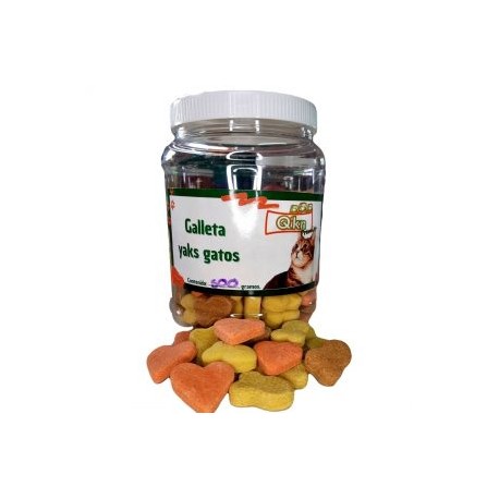 Vitrolero Galletas 500g Yaks para gato