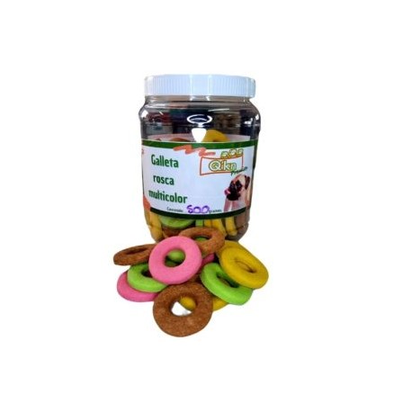 Vitrolero Galletas 800g Rosca Multicolor para perro