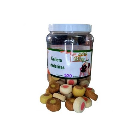 Vitrolero Galletas 500g Chuletitas para perro